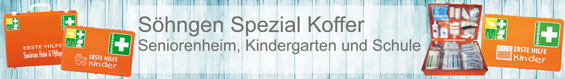 Erste-Hilfe-Koffer mit branchenspezifischer Spezialfüllung