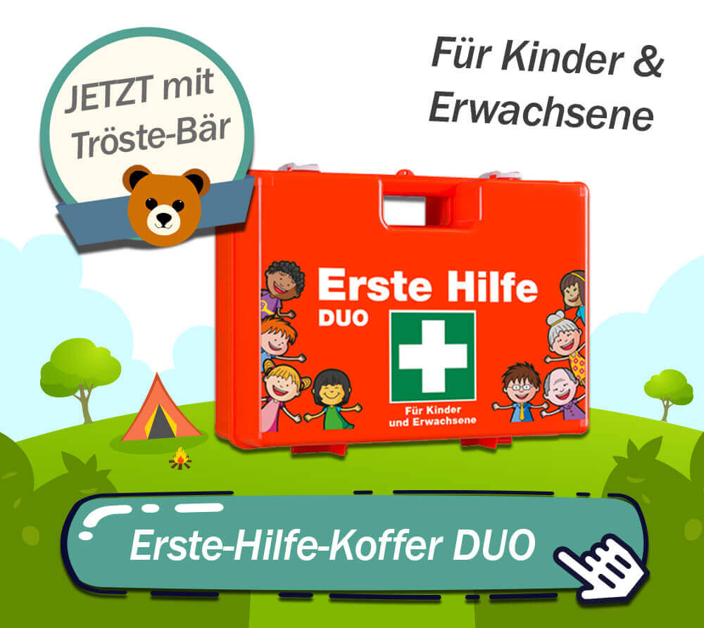 Erste-Hilfe-Koffer DUO Kinder + Erwachsene