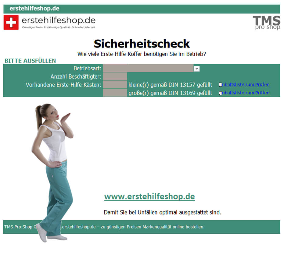 Sicherheitscheck Sicherheitscheck