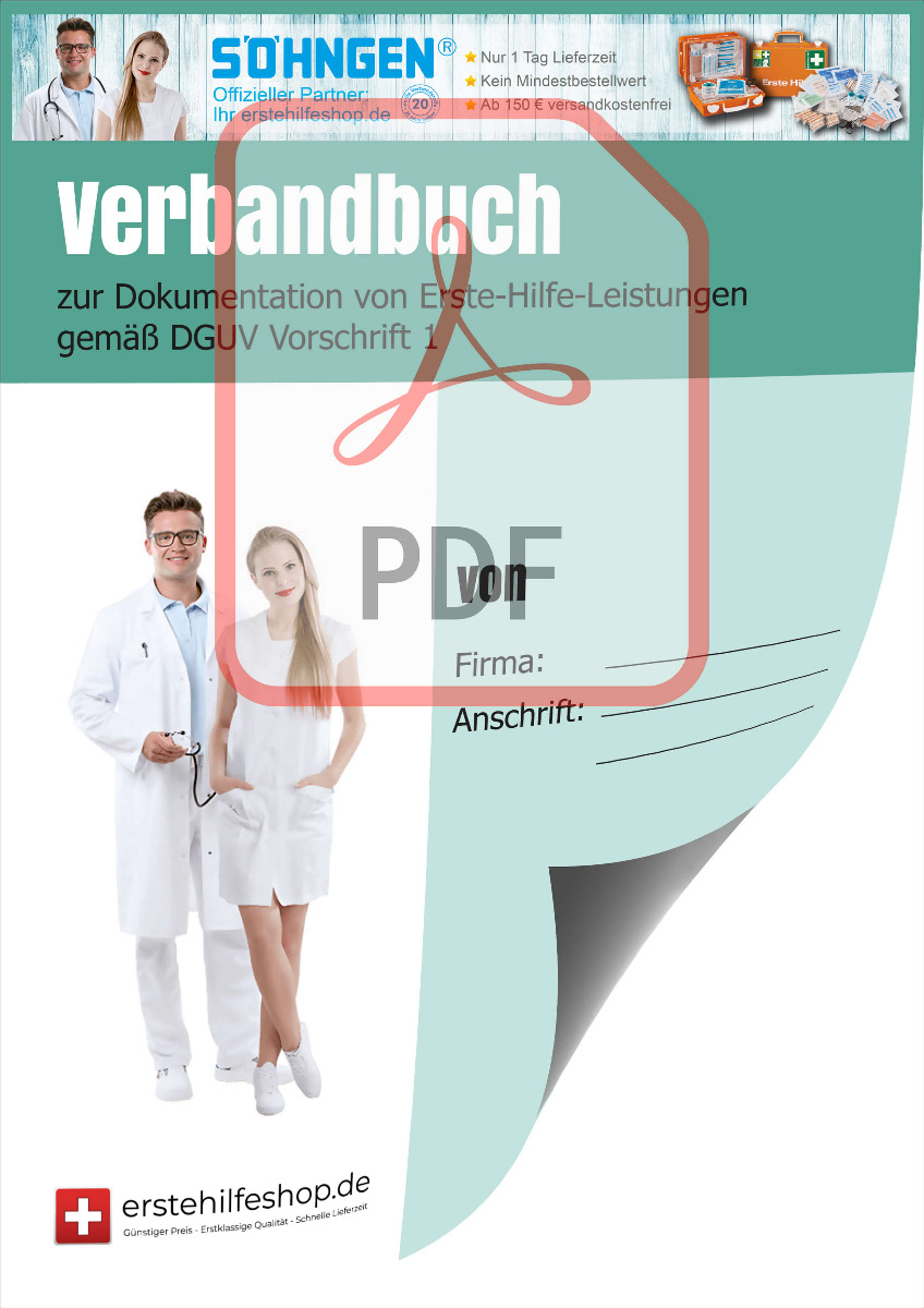 Kostenloses Verbandbuch zum Selberausdrucken A4 Kostenloses Verbandbuch zum Selberausdrucken A4