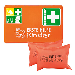 Erste-Hilfe To-Go Set für Kindergärten, inkl. Erste-Hilfe Koffer DIN 13157