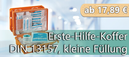 Erste-Hilfe-koffer nach DIN und ASR